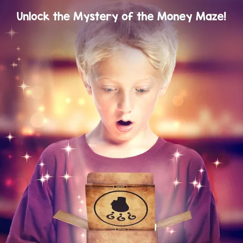 Vista 2 de aGreatLife, Alcancía en forma de laberinto, perfecto para regalar, Azul