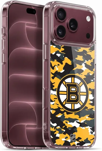 Vista 259 de Head Case Designs Officially Licensed NHL Camouflage Boston Bruins Gel Case [Military Grade Protection] Compatible with Apple iPhone 7 Plus/iPhone 8