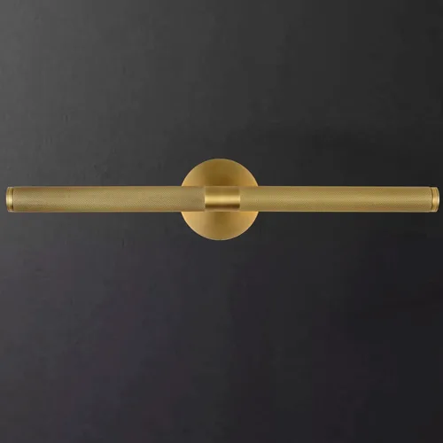 Vista 13 de Knurled Picture Light, 19in Brass Picture Light for Wall, Plug-in or Hardwired, Dimmable Gold Art Lights, Wall Sconce for Pictures Frame, Painting