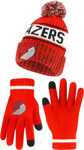 Vista 20 de Ultra Game NBA - Gorro de invierno súper suave para niños y niñas, con guantes de pantalla táctil extra cálidos