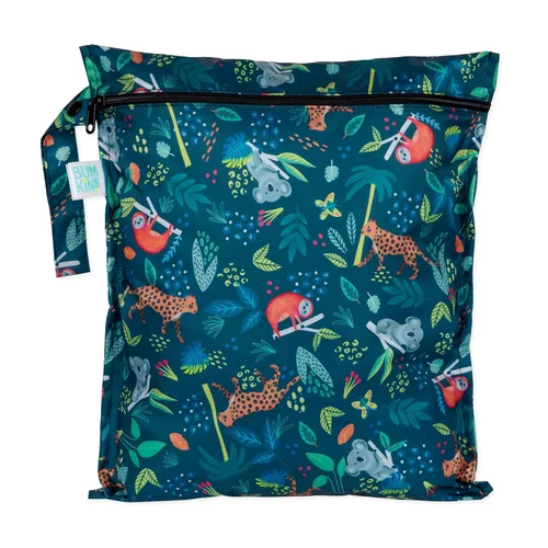 Vista 17 de Bumkins - Bolsa impermeable húmeda y seca para bebé, viajes, traje de baño, pañal de tela, piezas de extractor de leche, piscina, playa, ropa