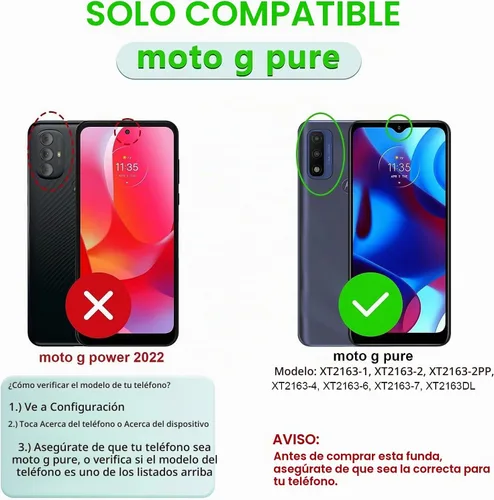 Vista 3 de LeYi Para Motorola One 5G Ace Case: Heavy Duty 3 en 1 Cuerpo Completo Negro