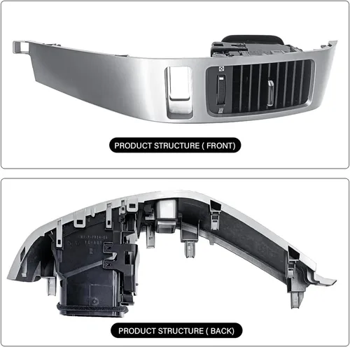 Vista 5 de Embellecedor de ventilación con marco de inserción para Toyota Prado Land Cruiser Lexus GX470 2003-2009, panel de salida de ventilación