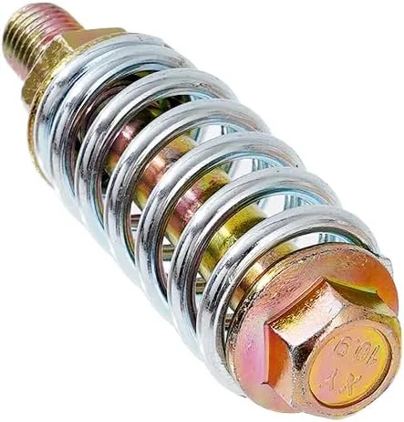 Vista 6 de Rwraps M10-0.049 x 2.638 in Kit de pernos y tuercas de resorte de escape, clase 10.9 de repuesto para pernos de escape y kit de accesorios