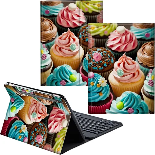 Vista 68 de Funda para Samsung Galaxy Tab S6 Lite 2022/2020 Teclado inalámbrico desmontable y cubierta de cuero PU Funda protectora para tableta para Samsung