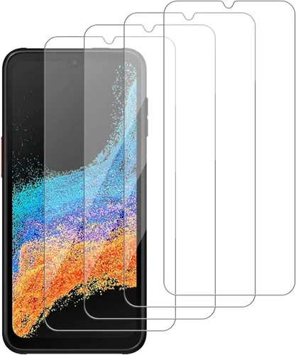 Vista 19 de Paquete de 4 protectores de pantalla de vidrio compatibles para Samsung Galaxy A07 5G / 4G [dureza 9H] - Vidrio templado de pantalla HD, resistente