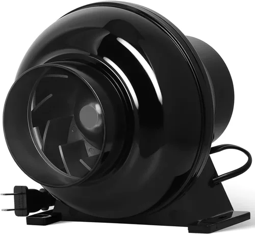 Vista 10 de iPower Ventilador inteligente de conducto en línea de 4 pulgadas con control de temperatura de humedad a través de la aplicación Bluetooth y WiFi