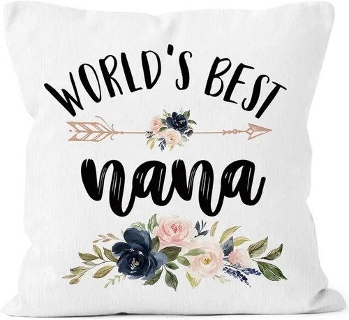 Vista 12 de World's Best Great Grandma Gifts - Funda de almohada de 18 x 18 pulgadas, funda de almohada de cumpleaños para bisabuela, funda de almohada cuadrada