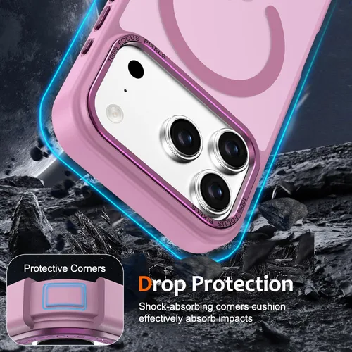 Vista 487 de Anuck - Funda magnética para iPhone 11 compatible con MagSafe, carcasa trasera mate translúcida dura, borde de TPU, delgada, resistente a impactos