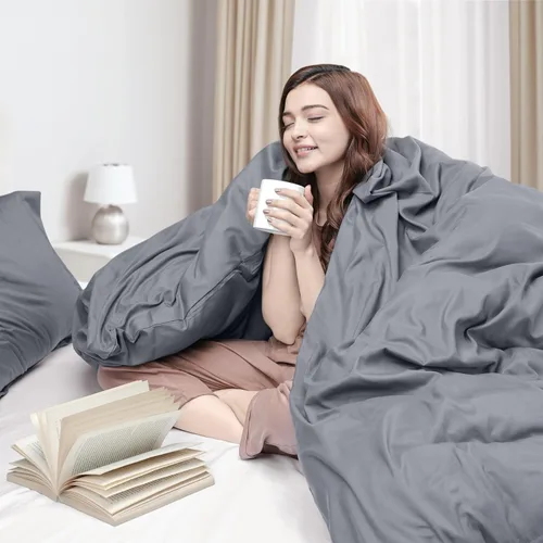 Vista 2 de Utopia Bedding Juego de funda de edredón tamaño King, 1 funda de edredón con 2 fundas de almohada, funda de edredón de 3 piezas con cierre