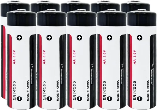 Vista 8 de Paquete de 4 baterías de litio ER14505 de 3.6 V tamaño AA de 2700 mAh batería de cloruro de tionilo (no recargable)..