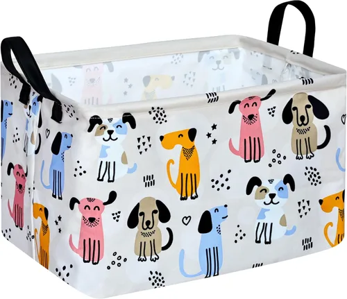 Vista 15 de Cesta rectangular de almacenamiento de regalo, cesta de almacenamiento para estante del hogar, cesta organizadora de ropa, cesta de lavandería