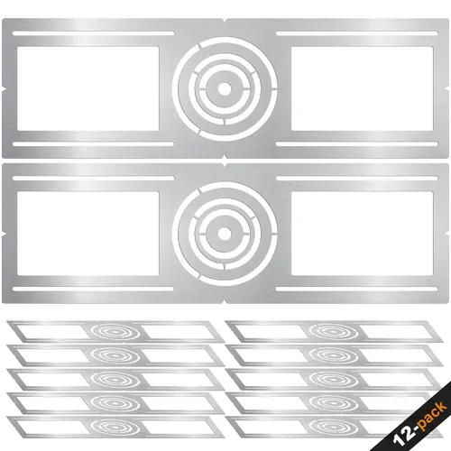 Placa de montaje de nueva construcción, 3-4-6 pulgadas, kits de carcasa de iluminación empotrada LED, accesorio de soporte de acero plano para