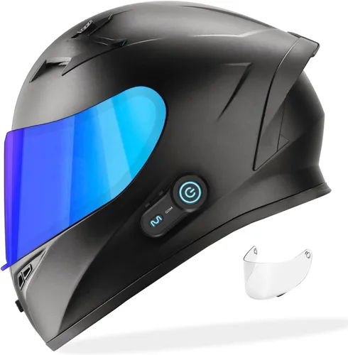 Vista 9 de GDM VENOM - Casco de motocicleta con intercomunicador bluetooth GDM HyperSonic