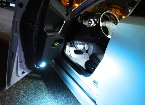 Vista 5 de iJDMTOY Conjunto de luces LED laterales completas para puerta compatible con Lexus IS ES GS LS RX GX LX; Compatible con Toyota Avalon Sienna Venza