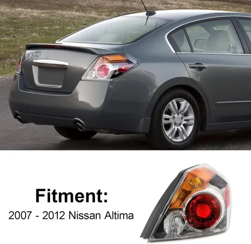 Vista 6 de Jenuo Tail Light Assembly Compatible With 2007-2012 Nissan Altima 4-Door Sedan 2007 2008 2009 2010 2011 2012 Nissan Altima Right Side