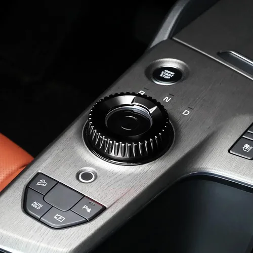 Vista 6 de YOUTOOCAR Cubierta de perilla de palanca de cambios de aleación de aluminio compatible con Kia EV6 2022-2026, NIRO EV 2023-2026, Seltos 2024-2026