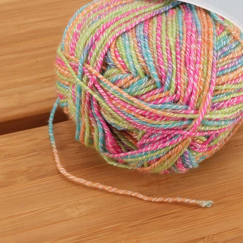 Vista 104 de JubileeYarn Hilo Suave y Delgado - 50g/madeja Mezcla de Rayón de Bambú y Lana - Pegaso - 2 madejas