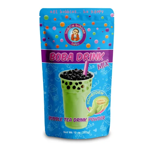Vista 32 de Buddha Bubbles Boba - Mezcla de mezcla de bebida en polvo de mezcla de té Boba/Bubble Tea Cream de fresa, 1 kilo (2.2 libras) (3.53 onzas)
