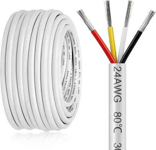 Vista 37 de Cable eléctrico de 10 pies, calibre 16, 3 conductores, cable eléctrico de 16 AWG, cable de cobre estanñado sin oxígeno de 16/3, cable de baja