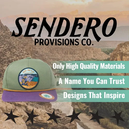 Vista 3 de Sendero Provisions Co. National Park - Sombrero de cuerda trenzada Snapback Collection