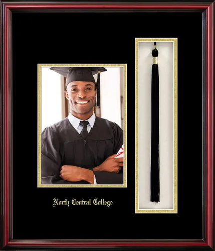Vista 150 de Campus Images NCAA unisex 5x7 Portrait with Tassel Box Petite Cherry 2-Cereza