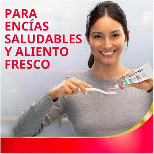 Vista 5 de Parodontax Pasta dental para reparación activa de encías y frescor de aliento, 3x3.4 oz
