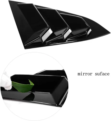 Vista 4 de Thenice para Civic de 10ª Generación Persianas de Ventanas Laterales Traseras Estilo Racing Persianas Triangulares de Cristal de Ventana Compatibles