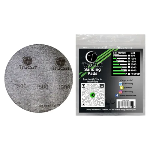 Vista 23 de Creating the Difference TruCut Almohadillas de lijado Hecho específicamente para bolas de boliche Rejuvenecimiento - Manejo de superficies