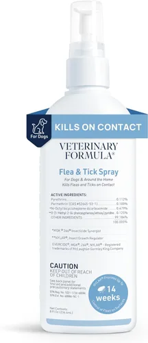 Vista 10 de Veterinary Formula Champú para pulgas y garrapatas para perros y gatos, fórmula de control de pulgas y garrapatas ayuda a calmar la picazón