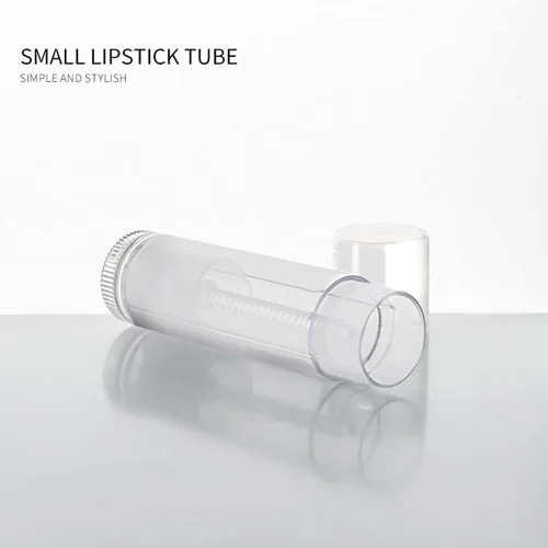Vista 2 de Tubos vacíos para bálsamo de labios de 3/16 onzas (5,5 ml), paquete de 12; color natural (translúcido)