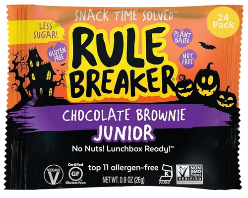 Vista 19 de Rule Breaker Galletas veganas y sin gluten Blondie de chispas de chocolate y pastel de cumpleaños A base de plantas, lácteos, nueces, soja, sin