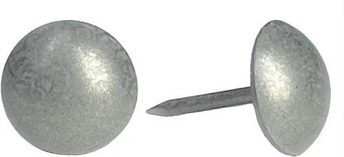 Tachuelas de tapicería de alta calidad, ribete decorativo de cabeza de clavo para muebles, 5/8 pulgadas de diámetro, 100 clavos (peltre antiguo)