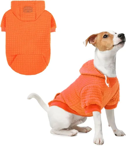 Vista 75 de BEAUTYZOO - Sudadera con capucha para perros macho o hembra pequeños, medianos y grandes, ropa cálida de invierno y otoño, talla S o M, suéter
