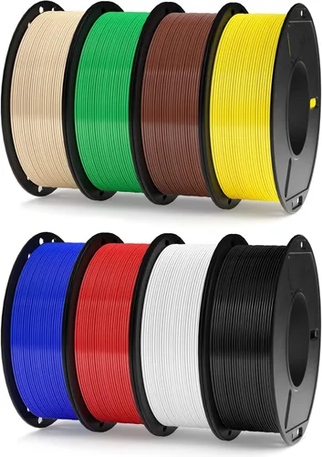 Vista 27 de Elegoo - Filamento PETG Rápido de 1.75 mm, Negro, 3 kg, Alta Velocidad de 600 mm/s, Filamento para Impresora 3D de Alta Precisión Dimensional
