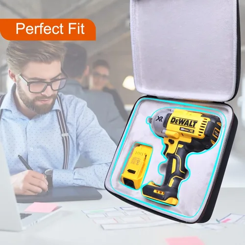 Vista 6 de L LTGEM Estuche rígido EVA para DEWALT DCF899B o DCF899HB 20V MAX XR Kit de llave de impacto herramienta (solo funda!)