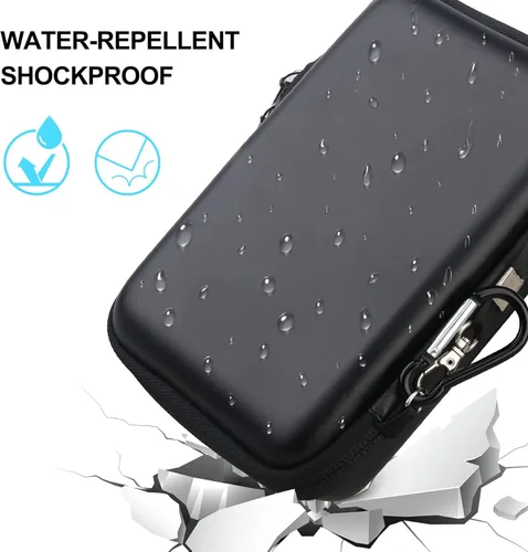 Vista 5 de Lacdo Estuche de transporte de disco duro para SanDisk Professional G-Drive ArmorATD - Disco duro externo portátil resistente HDD USB-C USB 3.2 Gen