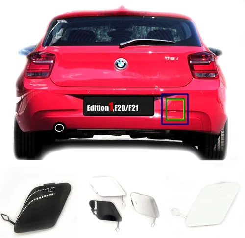 Cubierta de remolque trasera para BMW 11-15 serie 1 F20 Sedan F21 Wagon Hatchback Fit 114i 116d 116i 118dX 118i 120dX 125i 2012 2013 2014 2015 tapón
