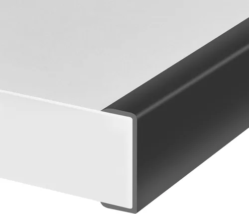 Vista 39 de Borde de goma protector, canal en U autoadhesivo de 1-1/2 pulgadas para maderas, bandas flexibles en forma de U para despegar y pegar, protector