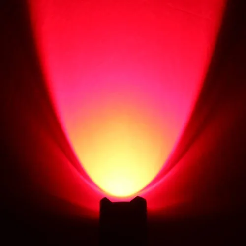 Vista 8 de Linterna LED roja de alta potencia de 1 modo, linterna roja de un solo modo, linterna de luz roja para astronomía, aviación, observación nocturna