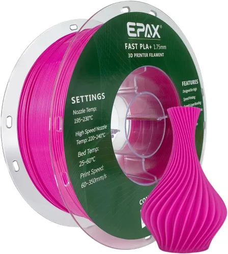 Vista 32 de EPAX Alta Velocidad PLA+ Filamento para Impresora 3D, Filamento para Impresión 3D PLA Rápido, 1.75mm, Precisión Dimensional +/- 0.03 mm, Carrete