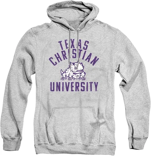 Vista 44 de LOGOVISION Colección oficial de sudaderas con capucha para adultos con logotipo desgastado grande universitario