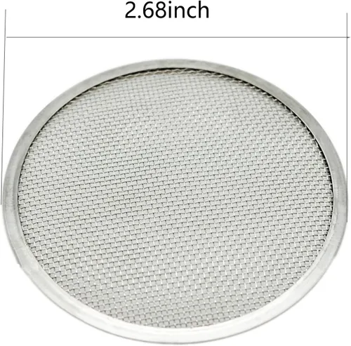 Vista 5 de Paquete de 12 tapas de germinación, tapa de filtro de pantalla de acero inoxidable 304 para tarro Mason de boca regular de 2.75 pulgadas, tapas