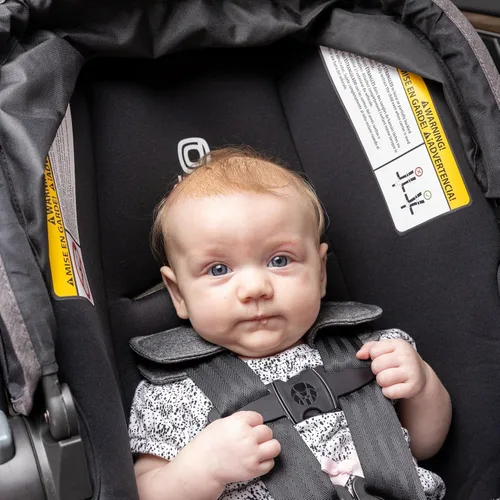 Vista 3 de Diono LiteClik 30 R SafePlus Asiento y base de automóvil para bebés, orientado hacia atrás para bebés de 4-13.6 kg, ingeniería SafePlus