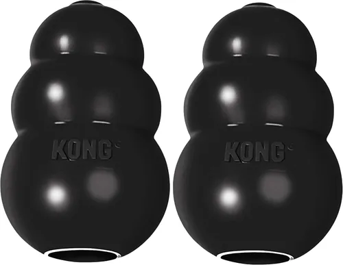 Vista 11 de KONG Juguete Extremo para Perros - Juguete para Buscar y Masticar - Capacidad de Llenado de Premios y Rebote Errático para Tiempo de Juego