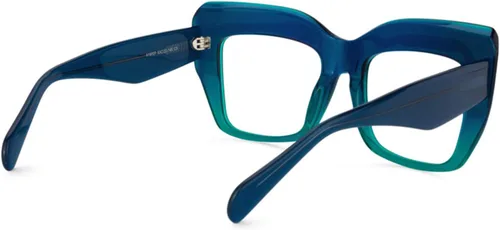 Vista 7 de Zeelool Elegante marco grueso de gafas de ojo de gato con lente transparente Charmaine ZOA01901