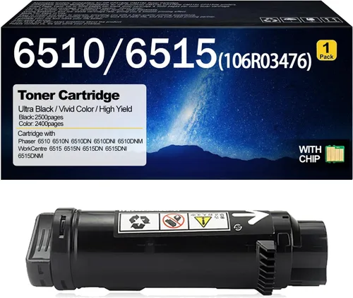 6510/6515 Toner Cartridge Compatible for Xerox 6510 6515 106R03476 106R03477 106R03478 106R03479 for Xerox Phaser 6510 6510N 6510DN 6510DNI Black
