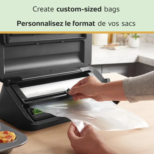 Vista 5 de FoodSaver Vacuum Sealer Rolls for Custom Fit Airtight Food Storage and Sous Vide