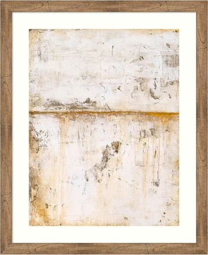 Vista 19 de Amanti Art Framed Wall Art Print 21x17 White Serene by Erin Ashley, Abstract Wall Art, Modern Contemporary Decor, Small Poster Painting Artwork for