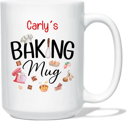 Vista 22 de A Truly Great Baker Is Hard To Find Difficult To Part With And Impossible To Forget - Taza de 11 onzas y 15 onzas, taza de café blanca personalizada